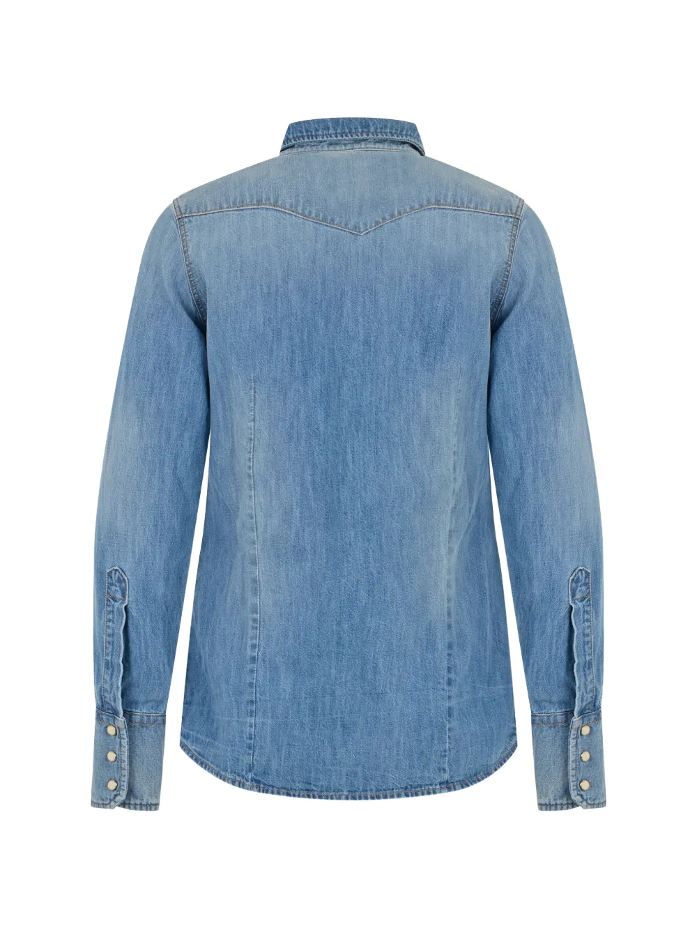 Moorer Denim overhemd Blauw