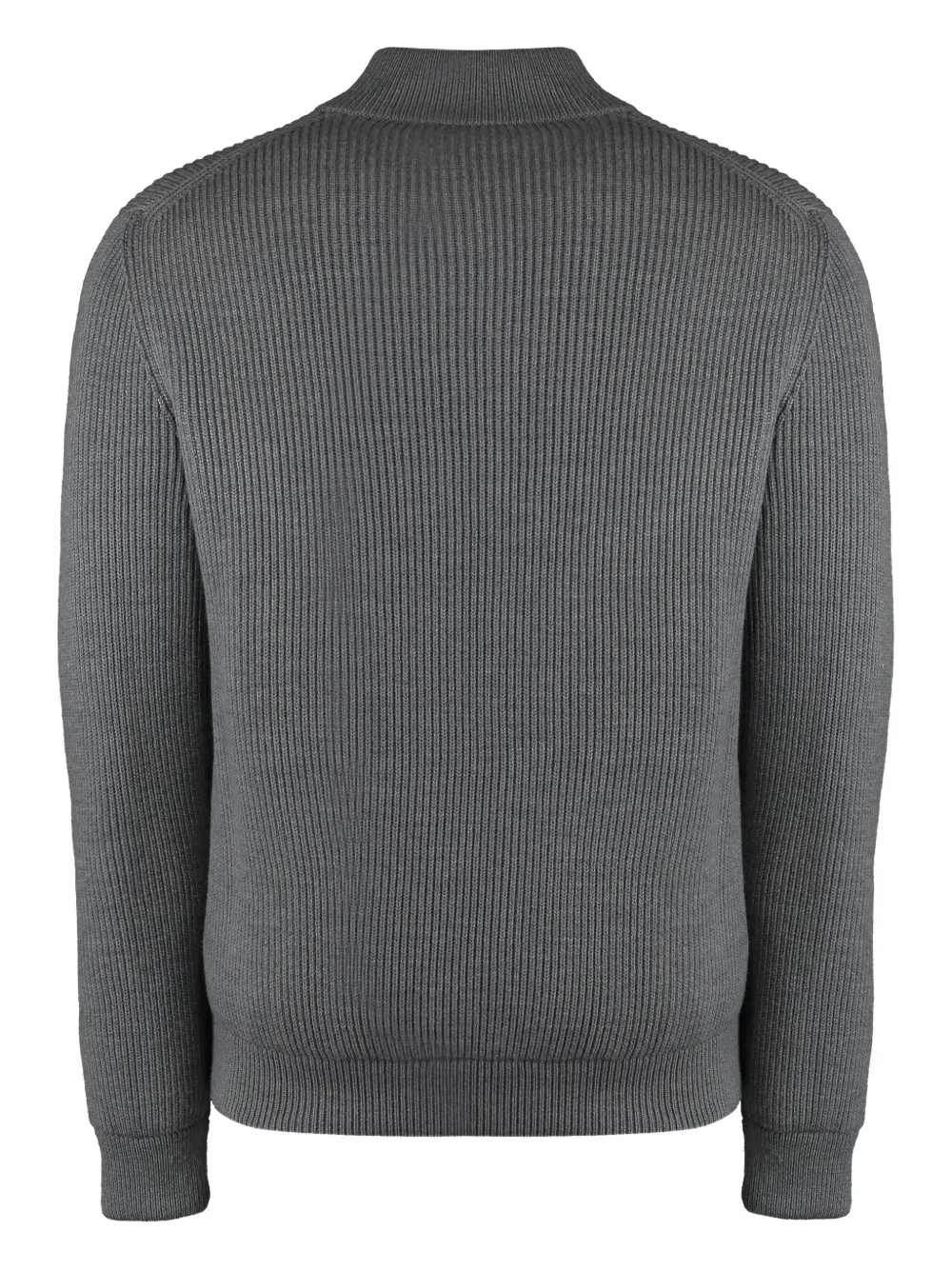 Moorer rib-knit cashmere cardigan Grijs