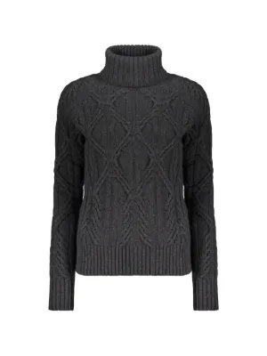 MONCLER タートルネック リブニット セーター ブラック Moncler タートルネック リブニット セーター | ブラック | FARFETCH JP