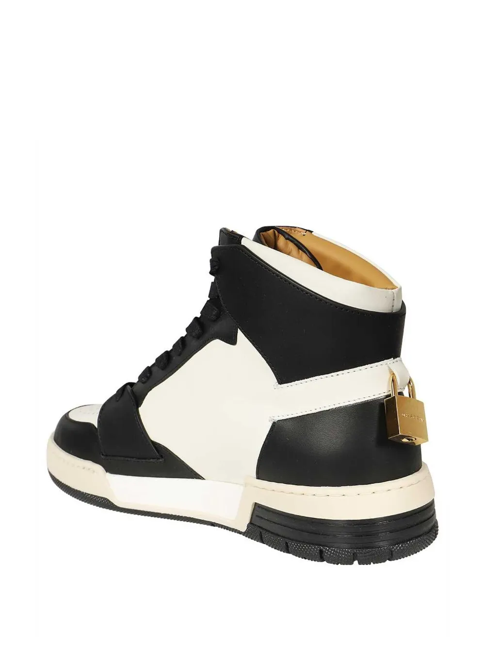 Buscemi Panelled High-top Sneakers In Black