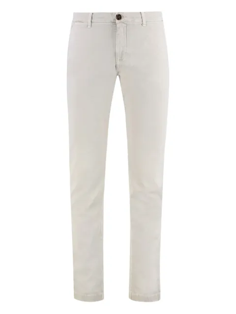 Moorer logo-patch trousers