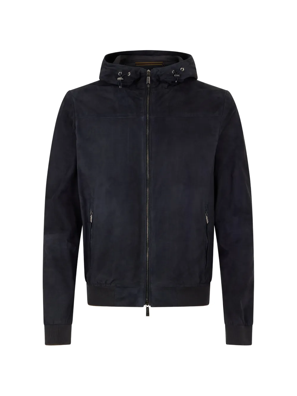 Moorer hooded bomber jacket - Blu