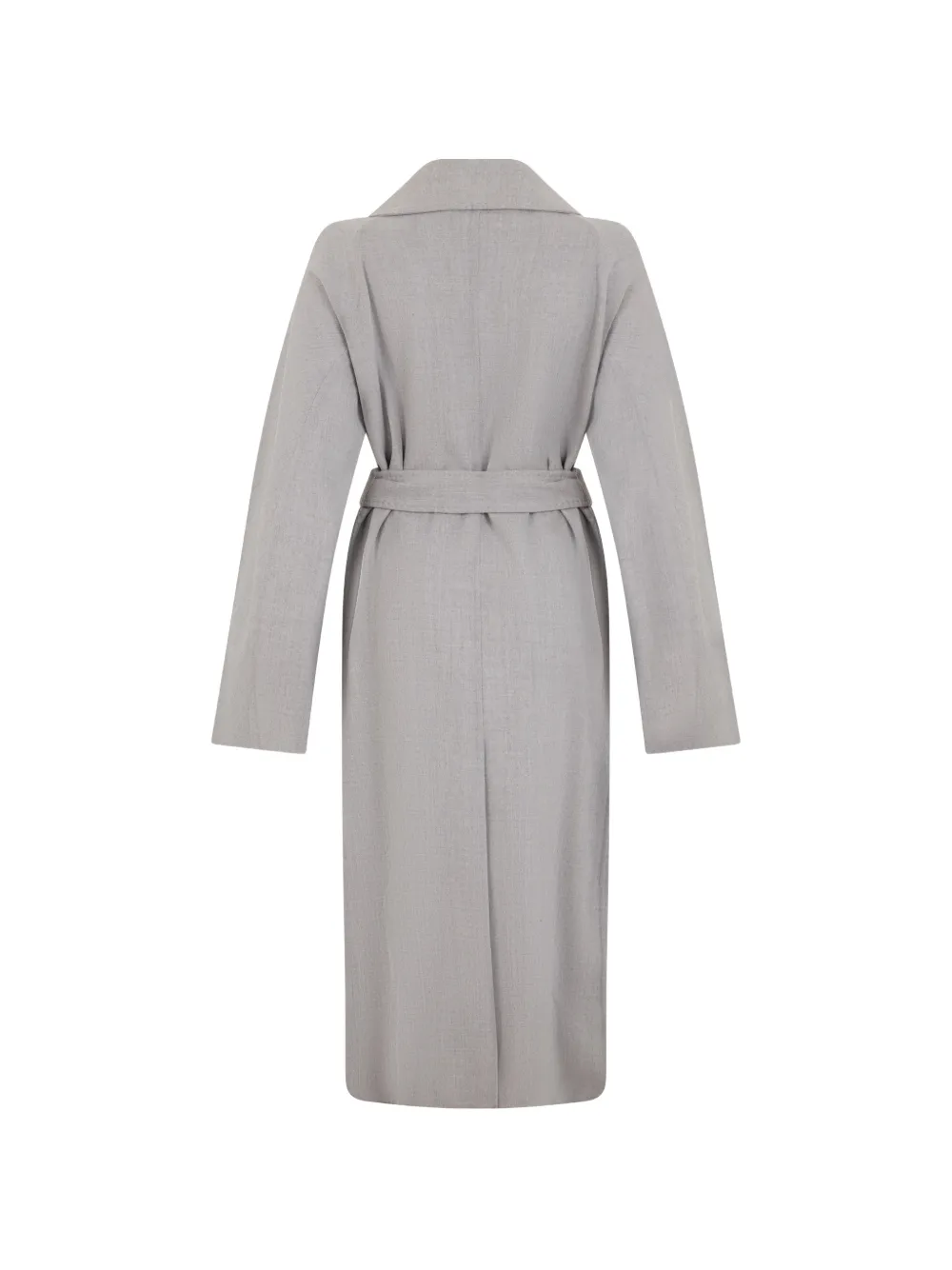 Moorer Bonnie-P belted double-breasted coat Grijs