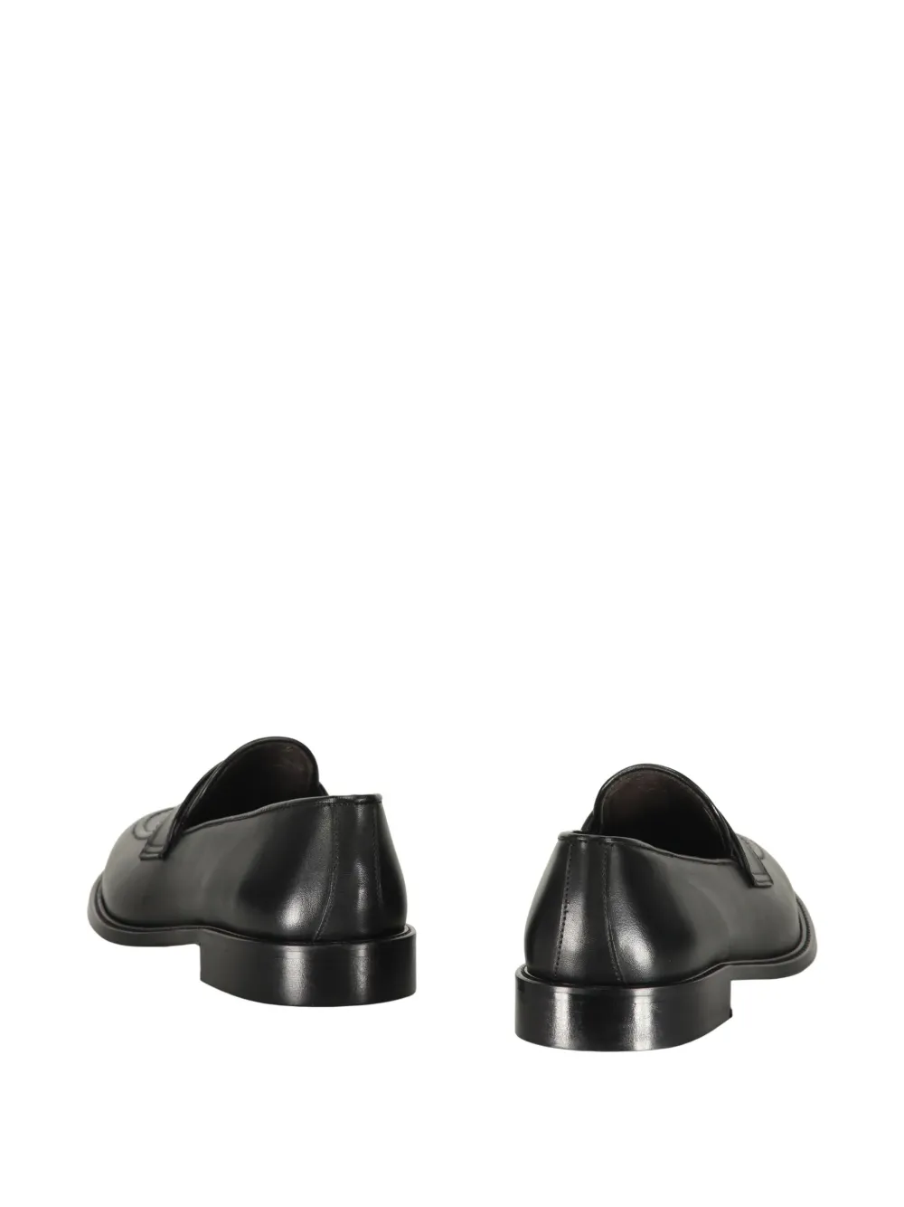 Bruno Magli leather loafers Black