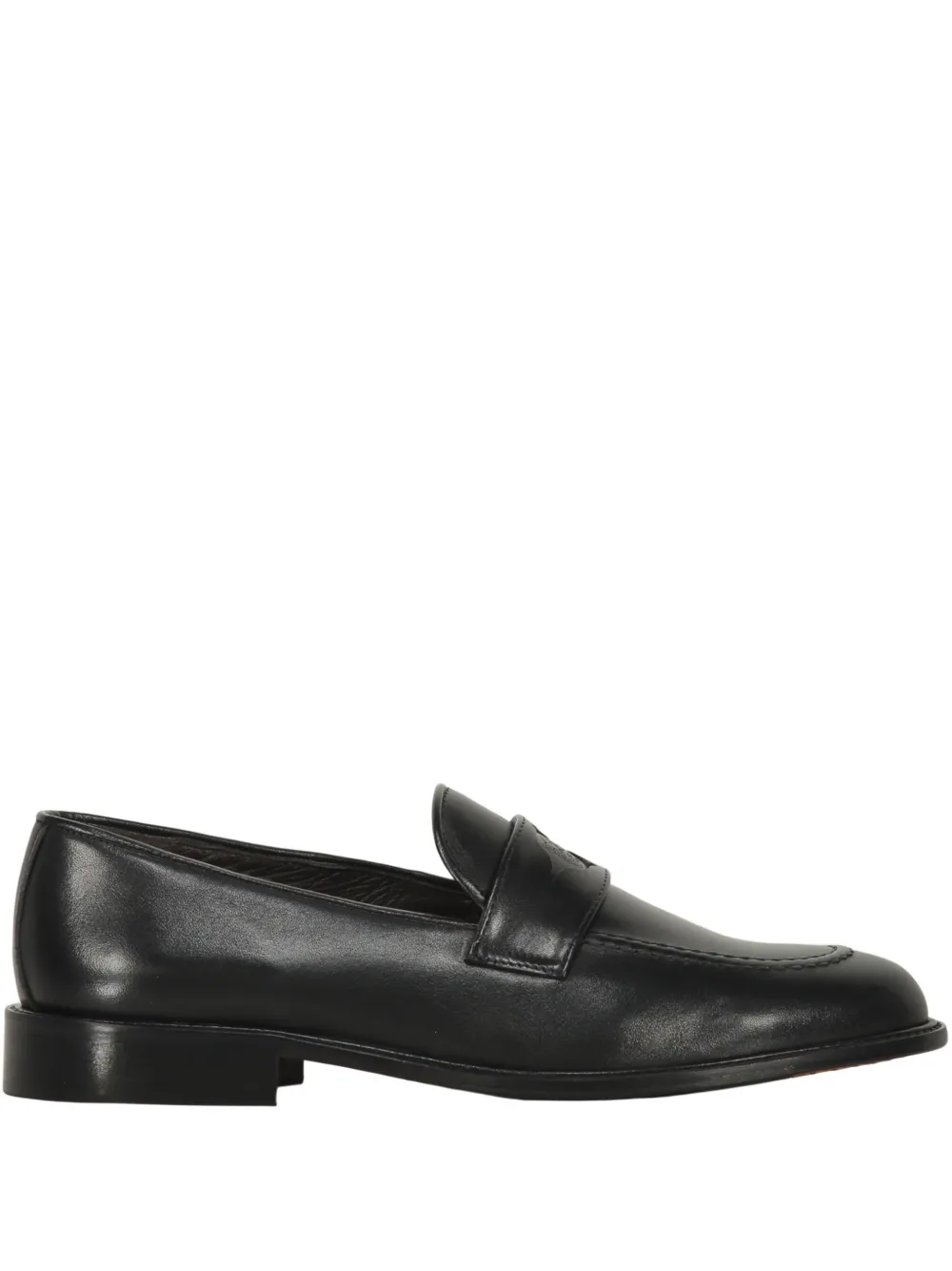 Bruno Magli leather loafers Black