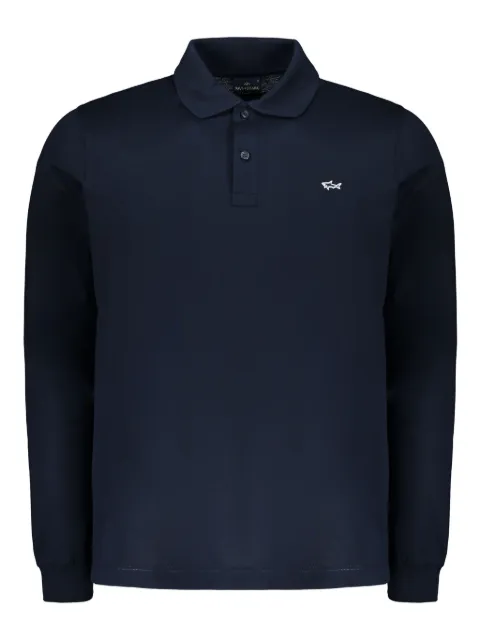 Paul & Shark playera tipo polo manga larga