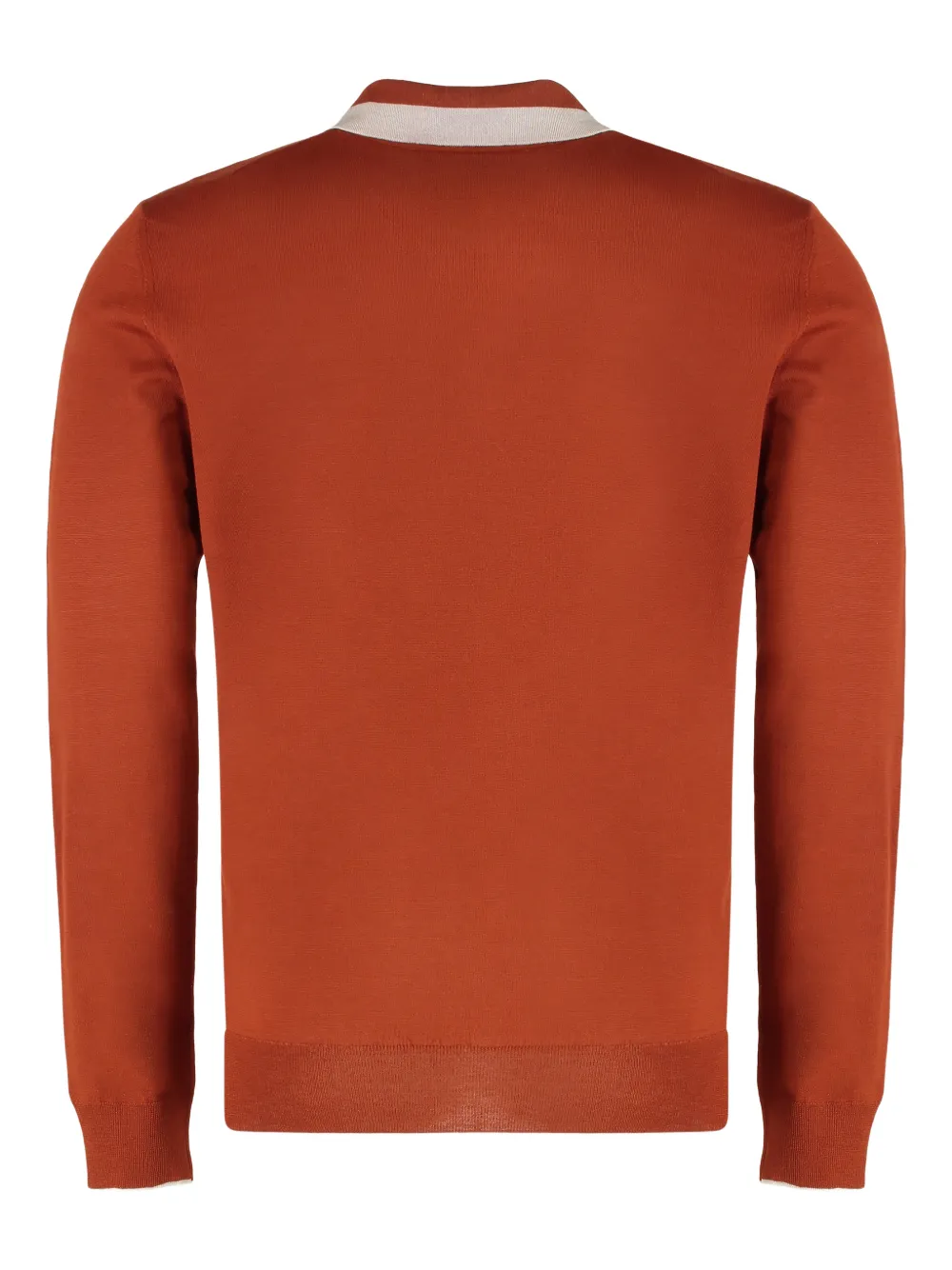 Moorer Clancy-MLL collar-zip polo shirt - Oranje