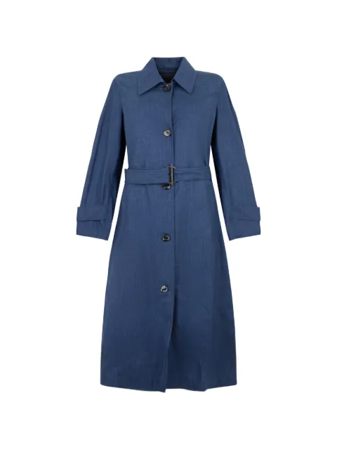 Moorer Desiree-P belted button-up trench coat