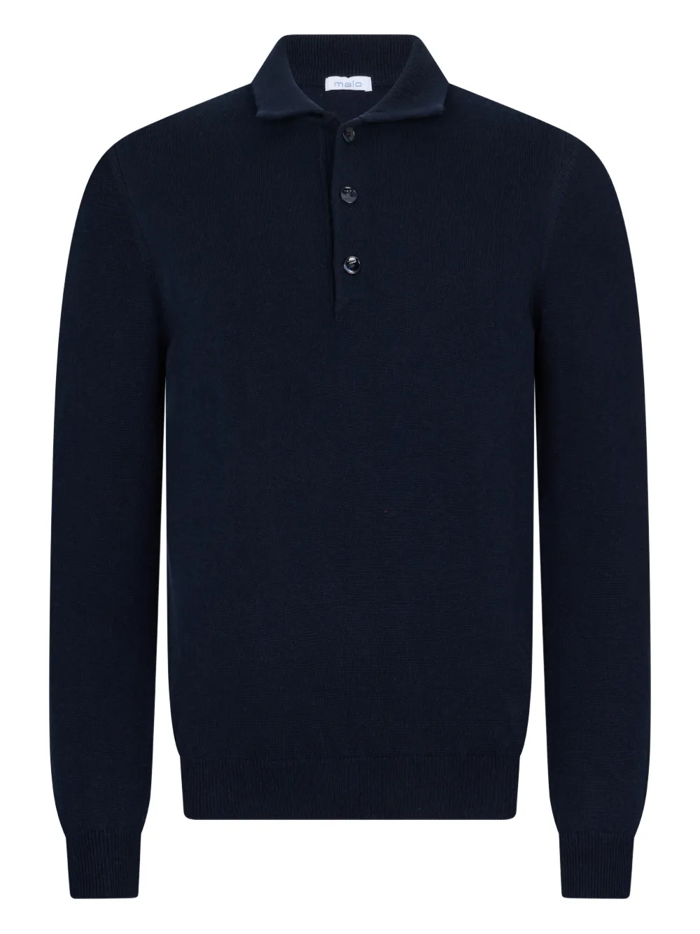 Malo button-collar polo shirt - Blu
