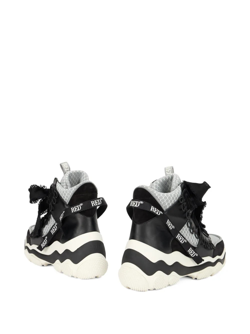 RED(V) Sneakers met lintdetail Zwart