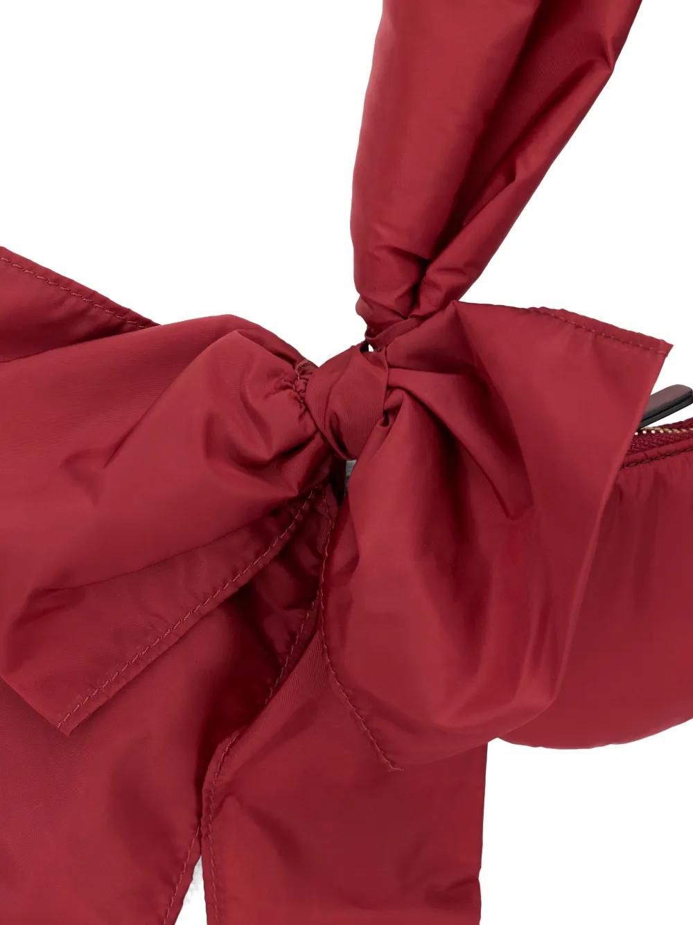 RED(V) Schoudertas met strik Rood