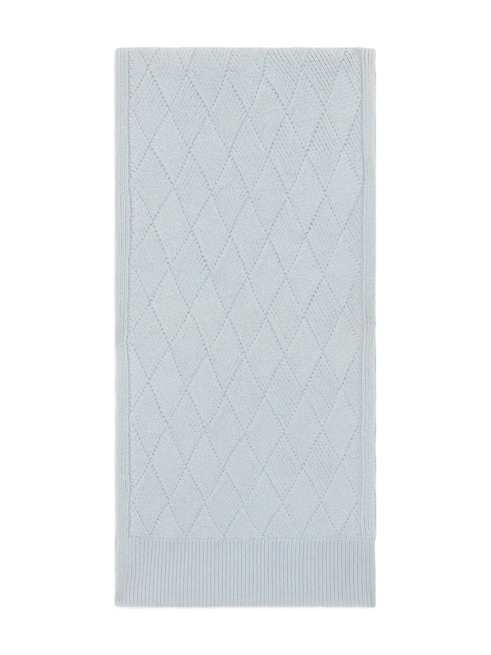 Malo diamond-knit scarf - Blu