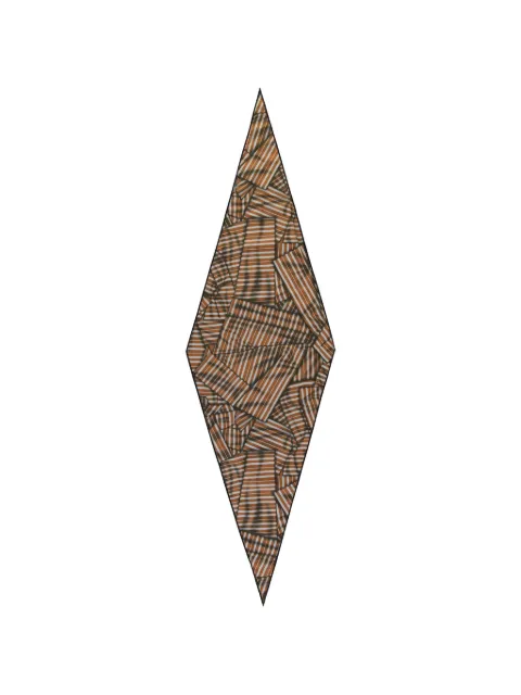 Zegna diamond-shaped scarf