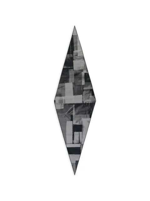 Zegna abstract-print diamond-shaped scarf