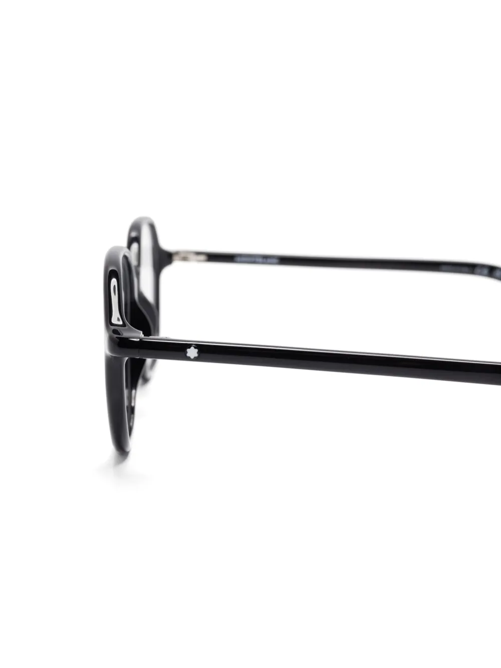 Montblanc Bril met vierkant montuur Zwart