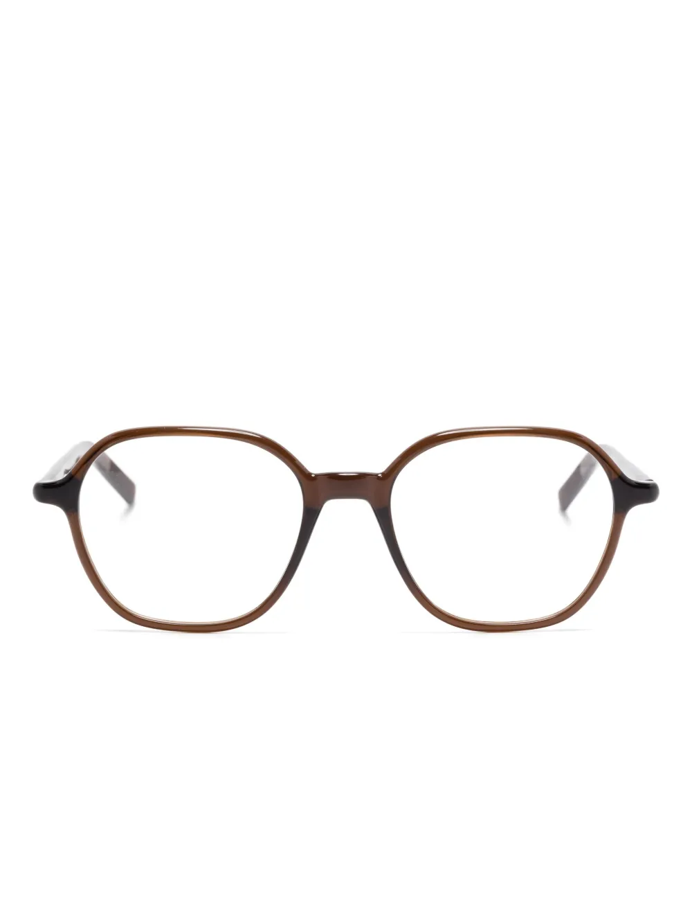Montblanc square-frame glasses | Brown | Image 1