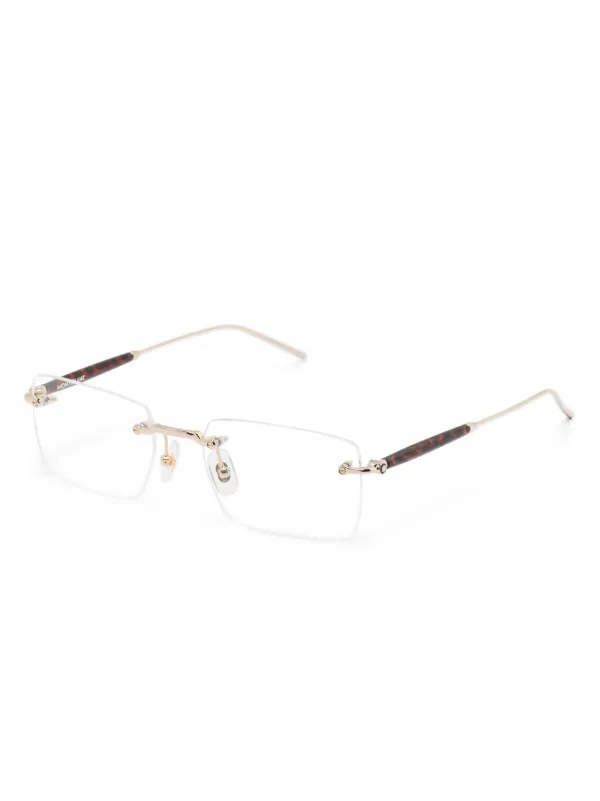 Montblanc Occhiali MB0411O Oro FARFETCH IT