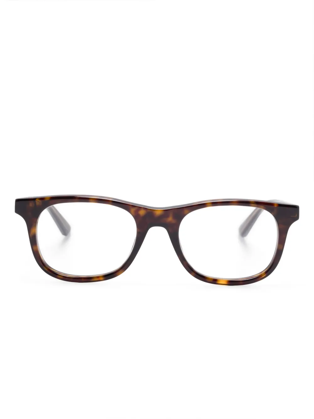 Montblanc square-frame glasses | Brown | Image 1