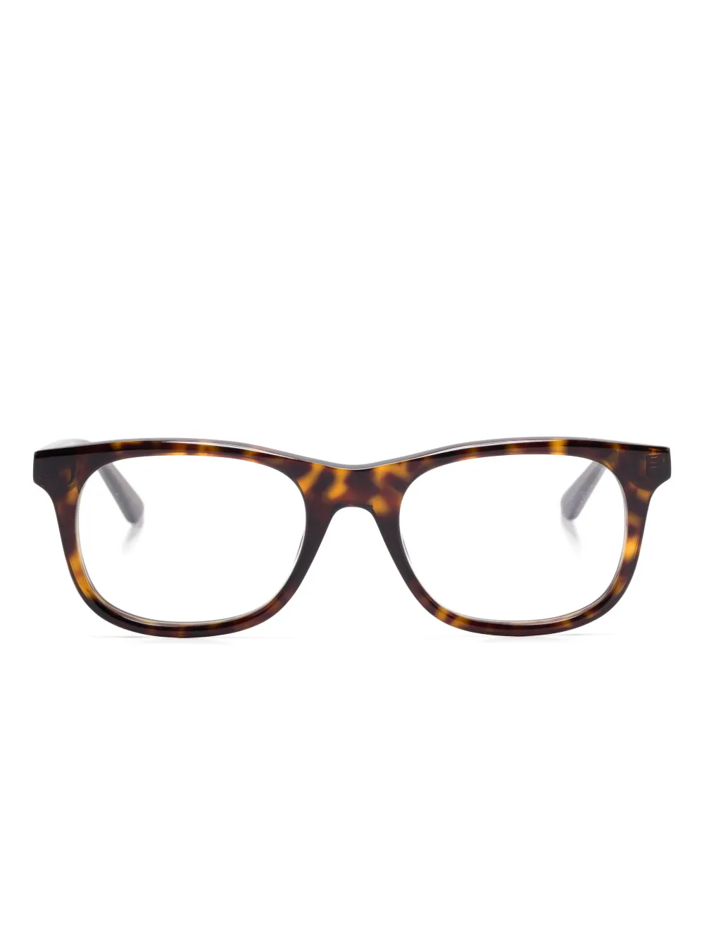 Montblanc lentes con armazón rectangular | marrón | Image 1