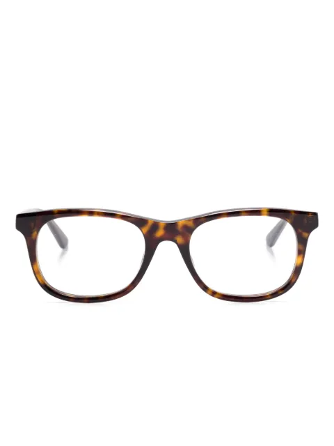 Montblanc lentes con armazón rectangular