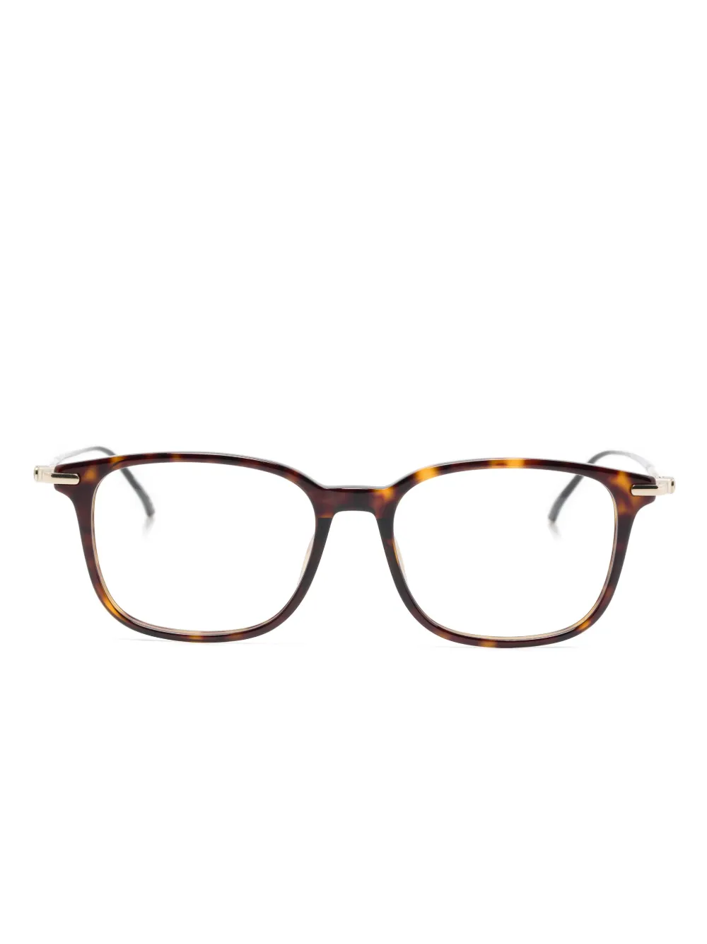 Montblanc tortoiseshell-effect glasses | Brown | Image 1
