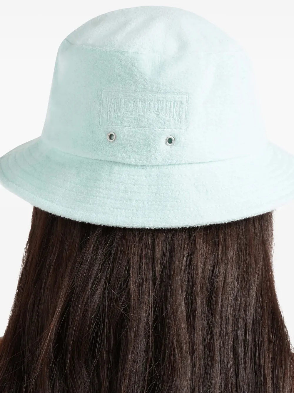 Vilebrequin Vissershoed met geborduurd logo Blauw
