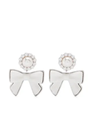 YVMIN x Shushu/Tong ドロップピアス | ホワイト | FARFETCH JP