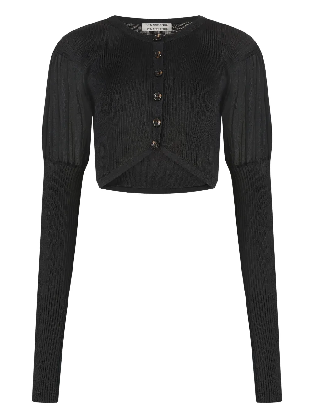 ribbed cardigan