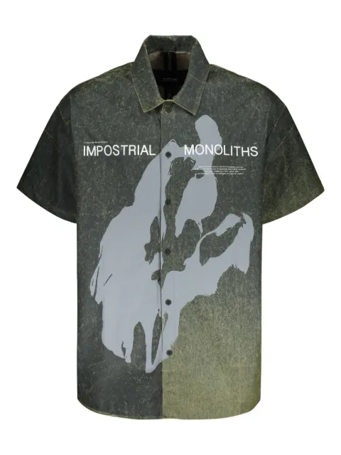 ISO.POETISM camisa estampada