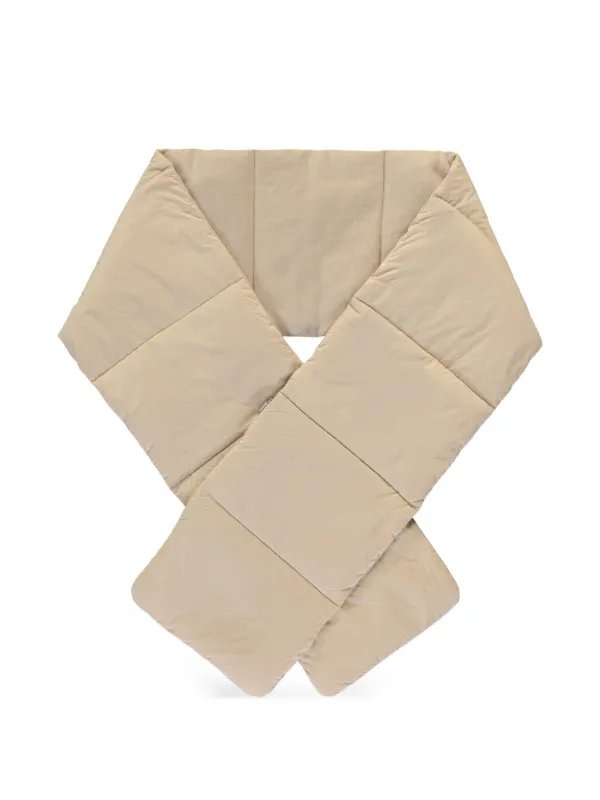 Moorer Sanne Quilted Scarf in Neutrals