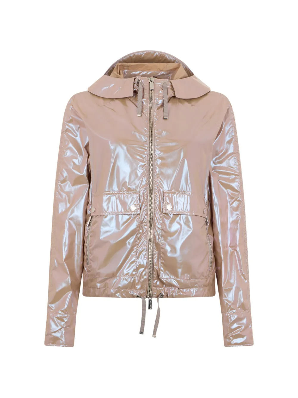 Moorer hooded zip jacket - Toni neutri