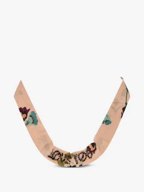 RED(V) collar con mostacillas florales