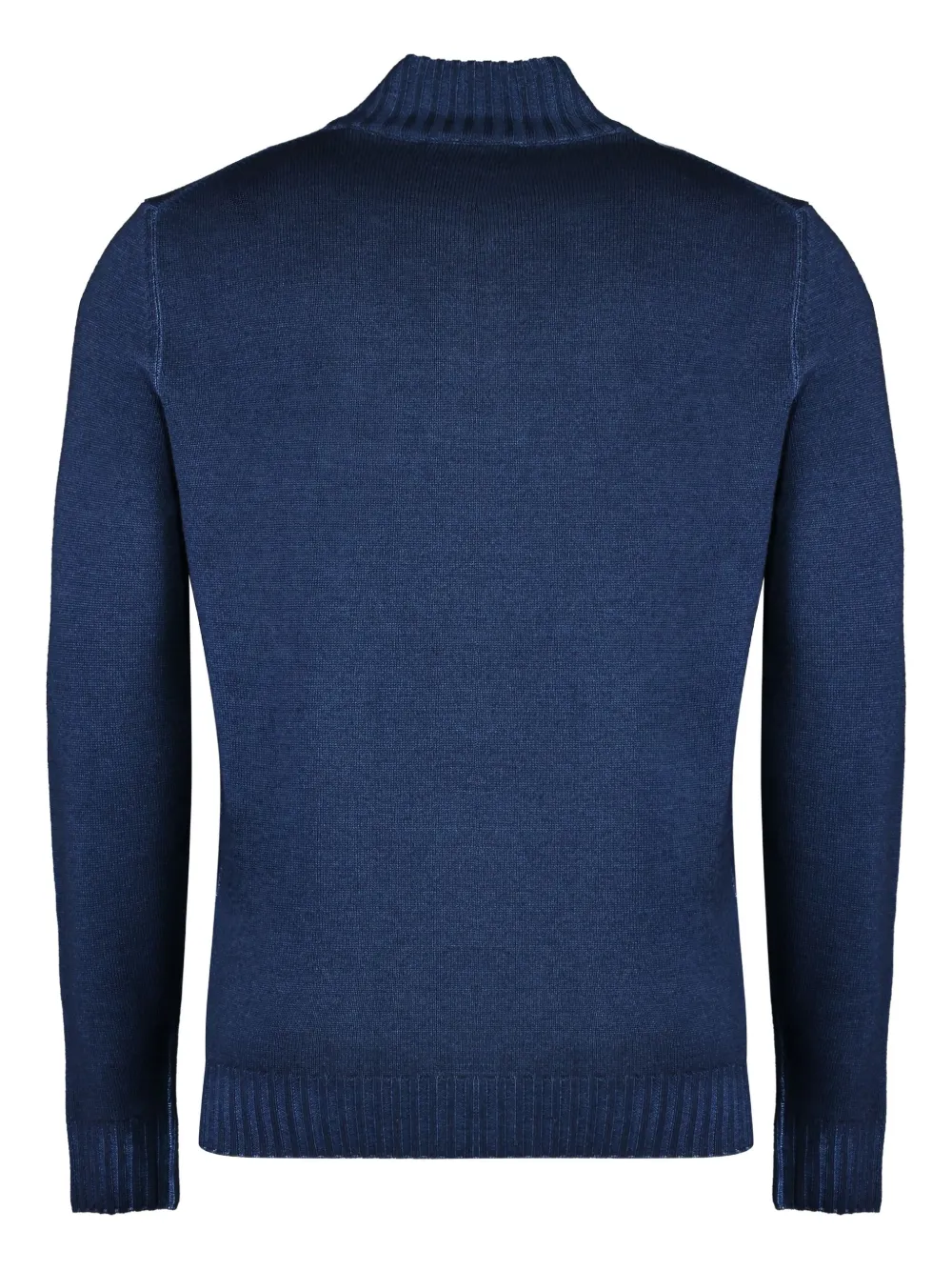 Moorer half-zip sweater - Blauw