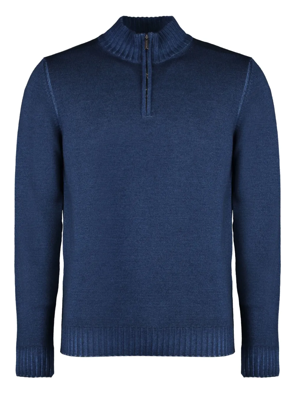 Moorer Terni Virgin Wool Sweater In Blue