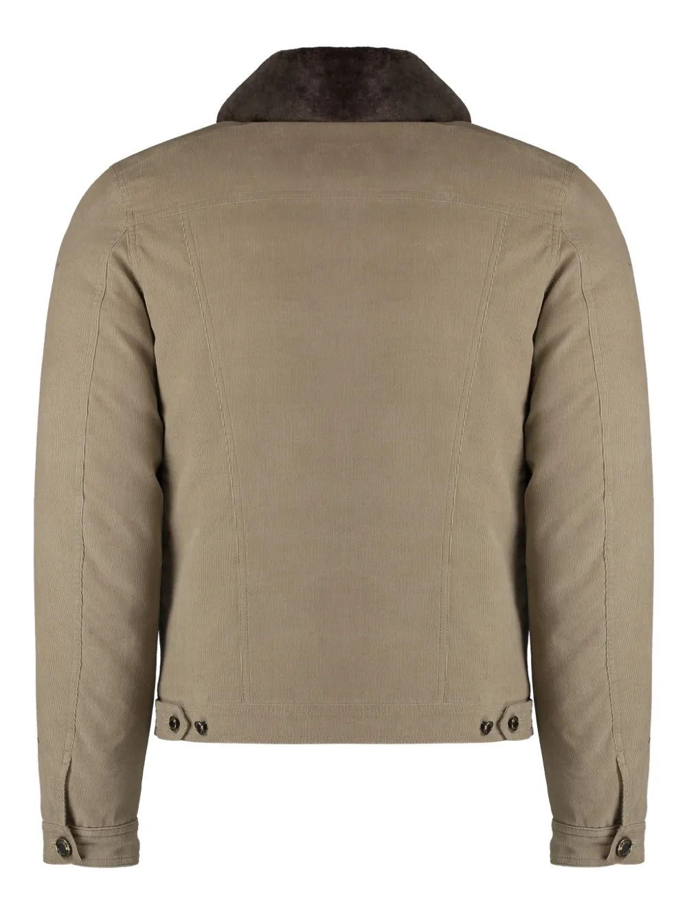 Moorer padded corduroy collar jacket Bruin