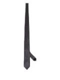Corneliani jacquard silk tie - Brown
