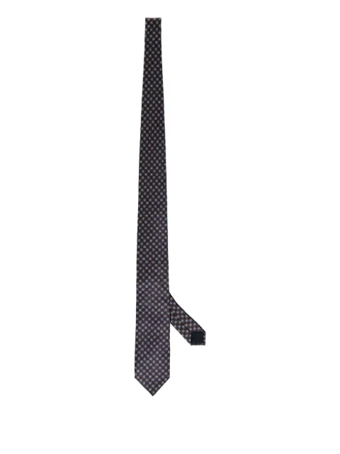 Corneliani jacquard silk tie