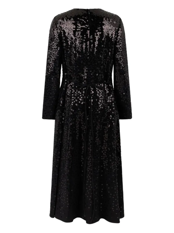 valentino glitter dress white lotus Resort 2021 Valentino by Pierpaolo Piccioli Gold, White & Black Sequin –  Shrimpton Couture