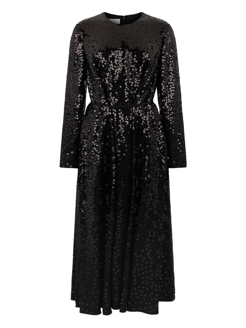 Valentino Garavani sequin-embellished dress - ブラック Valentino Garavani sequin-embellished dress - ブラック