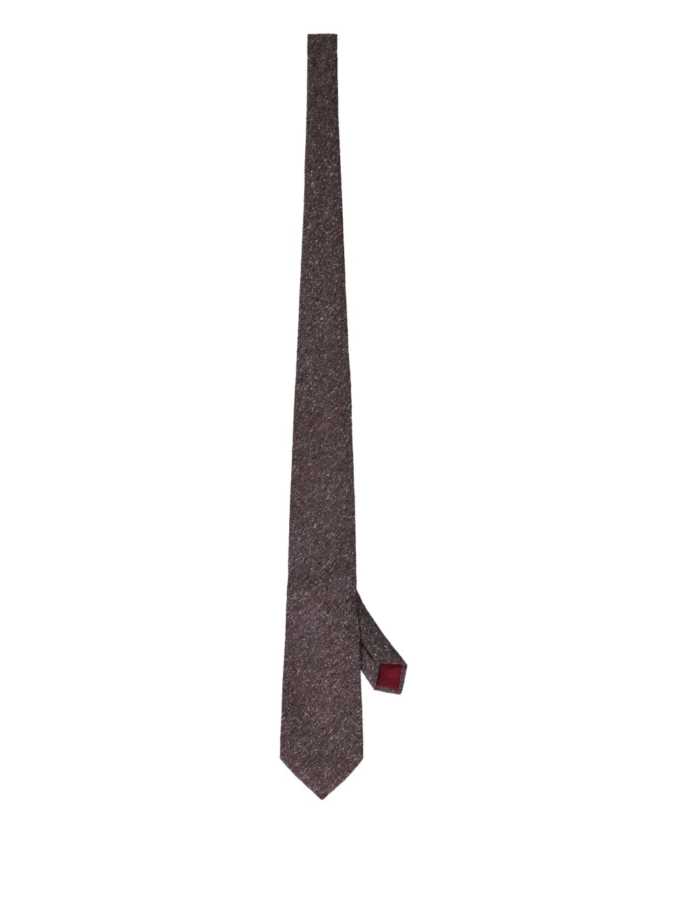 Corneliani Knitted Silk Tie In 褐色