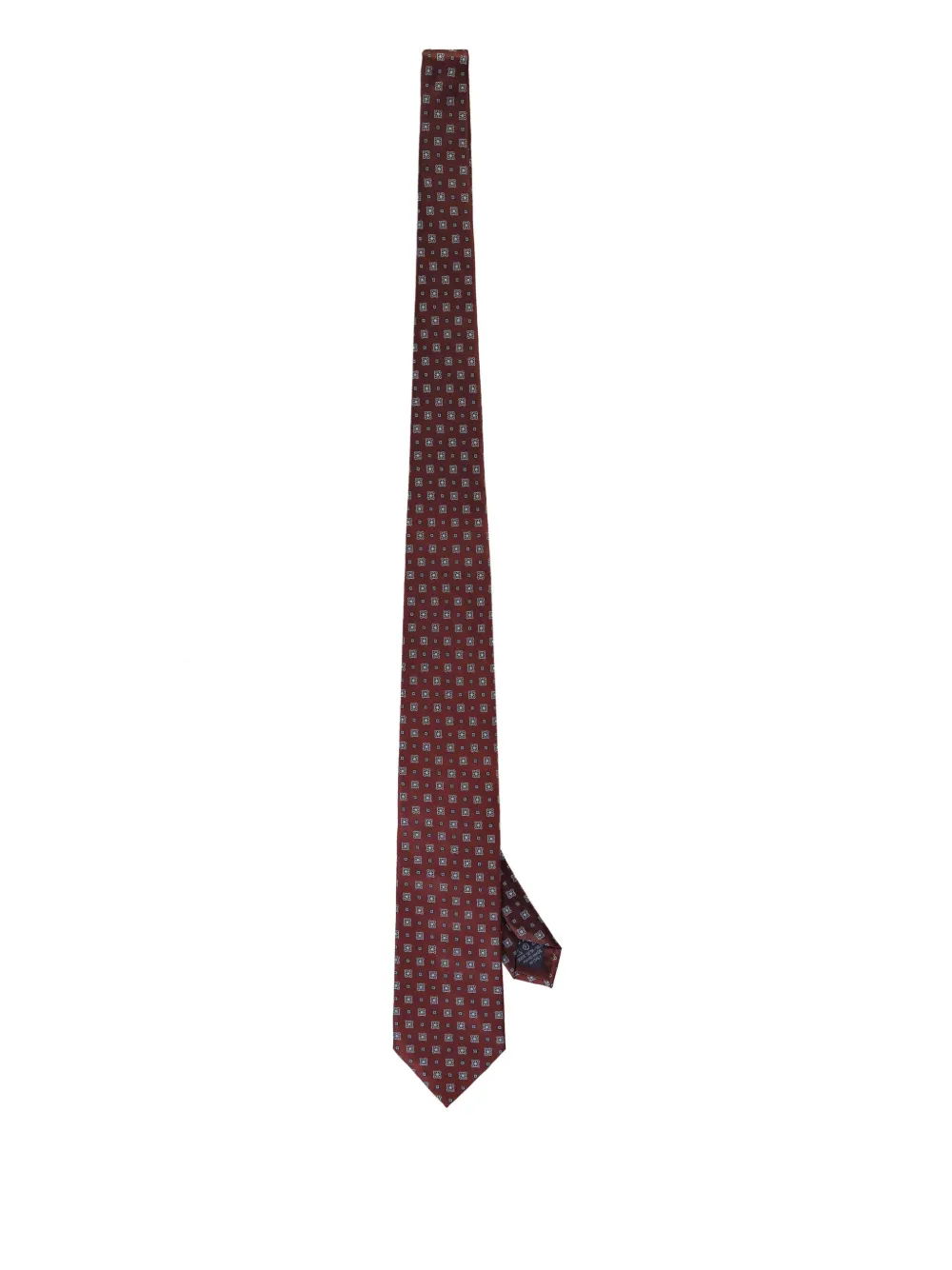 Corneliani jacquard silk tie Bruin