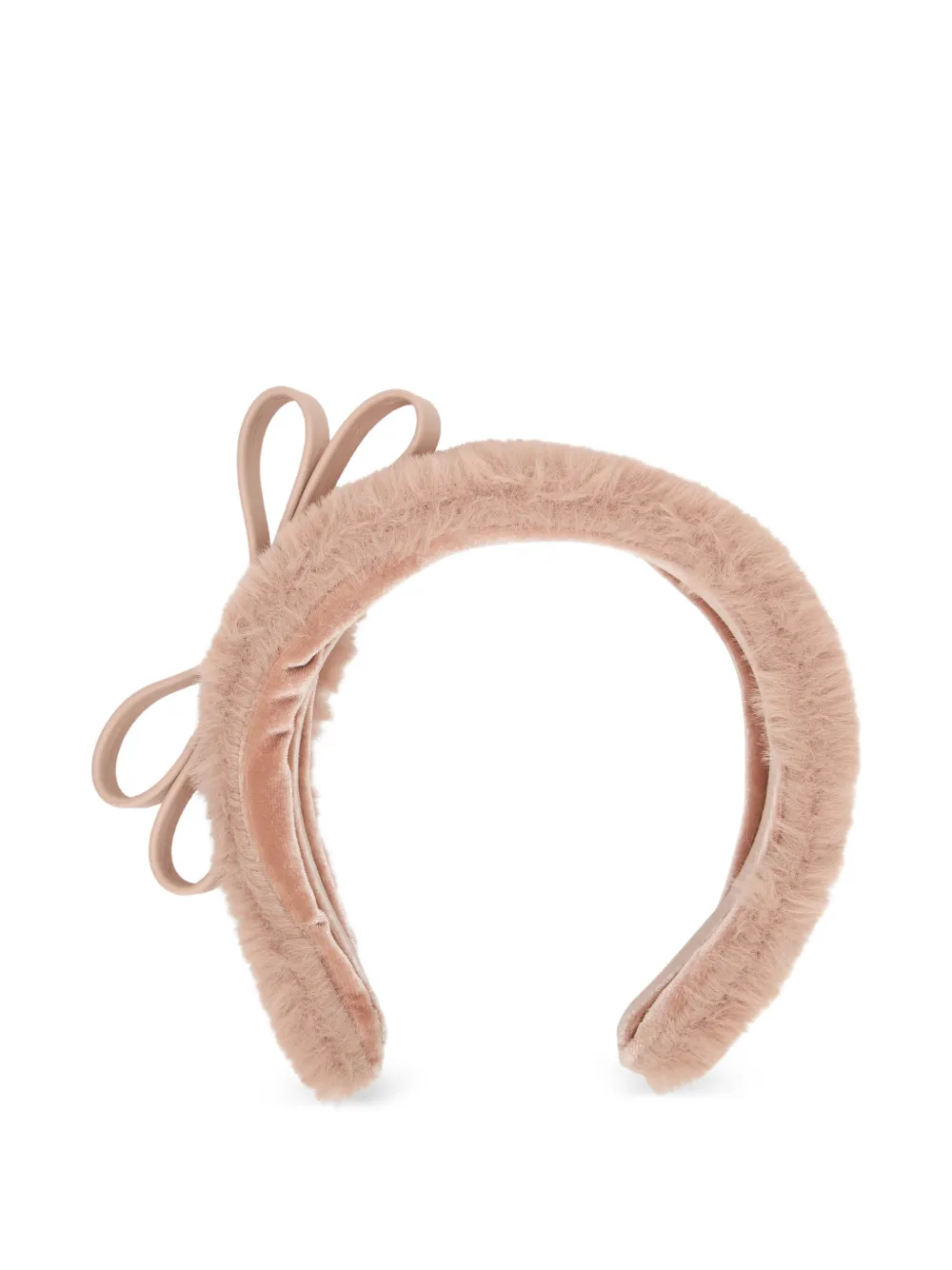 RED(V) bow faux fur headband - Toni neutri