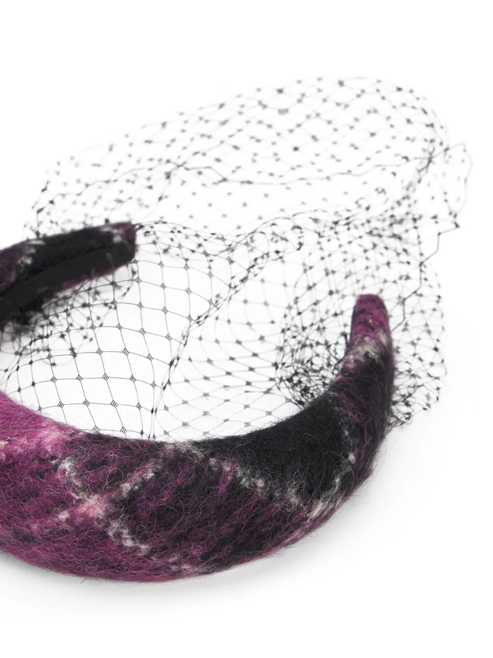  Red(v) Mottled Veil Headband - Purple 