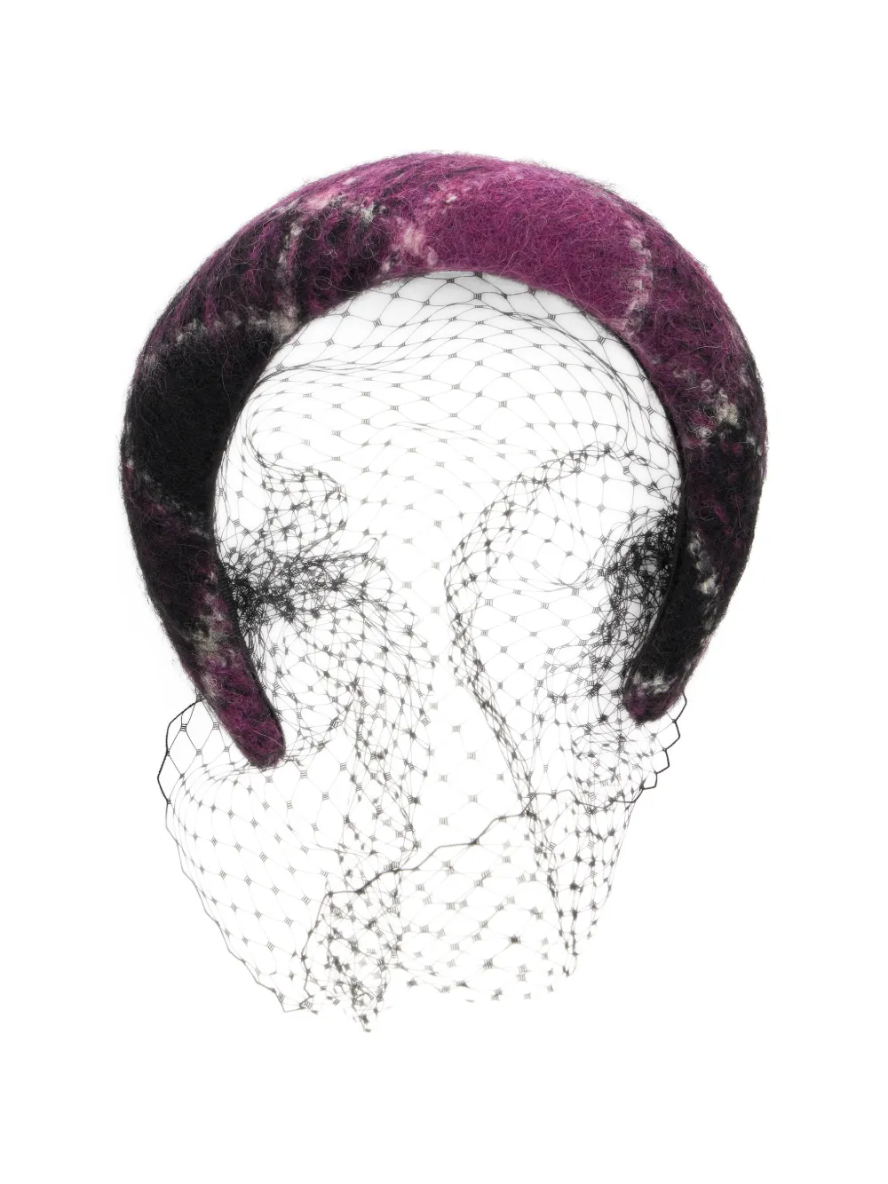  Red(v) Mottled Veil Headband - Purple 