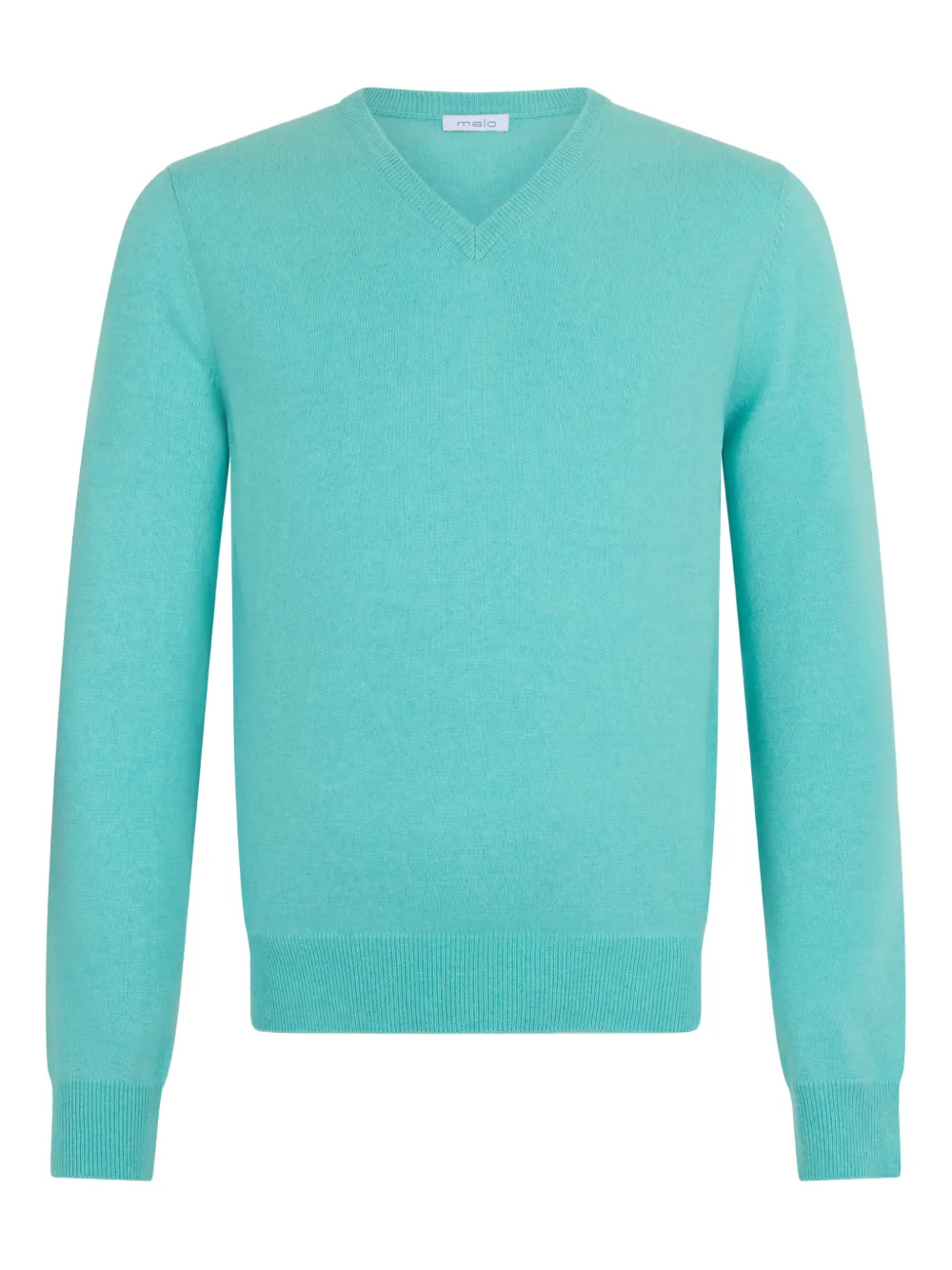 Malo V-neck sweater - Blau