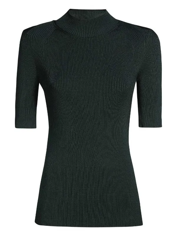 Stella McCartney Stretch Knitted Top in Green
