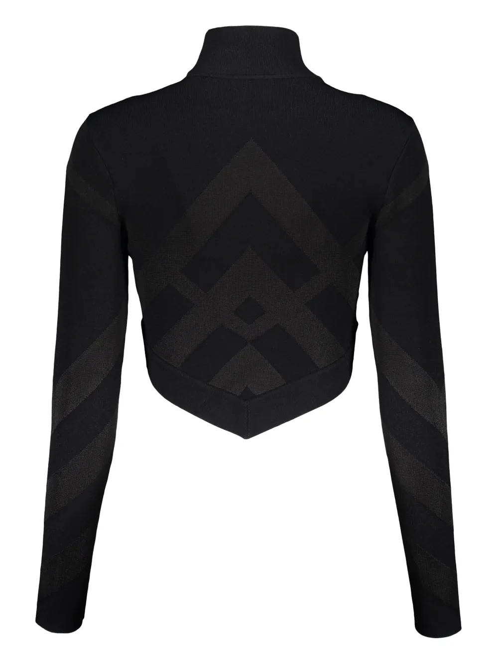 Burberry T-shirt met jacquard Zwart