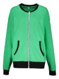Moschino cotton zip-up sweatshirt - Green