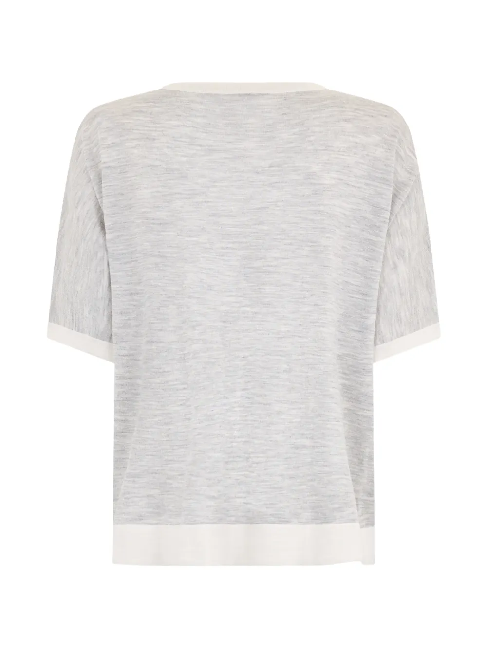  Moorer Panelled Sweater - Grey 