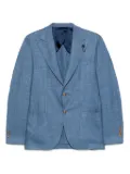 Lardini textured blazer - Blue